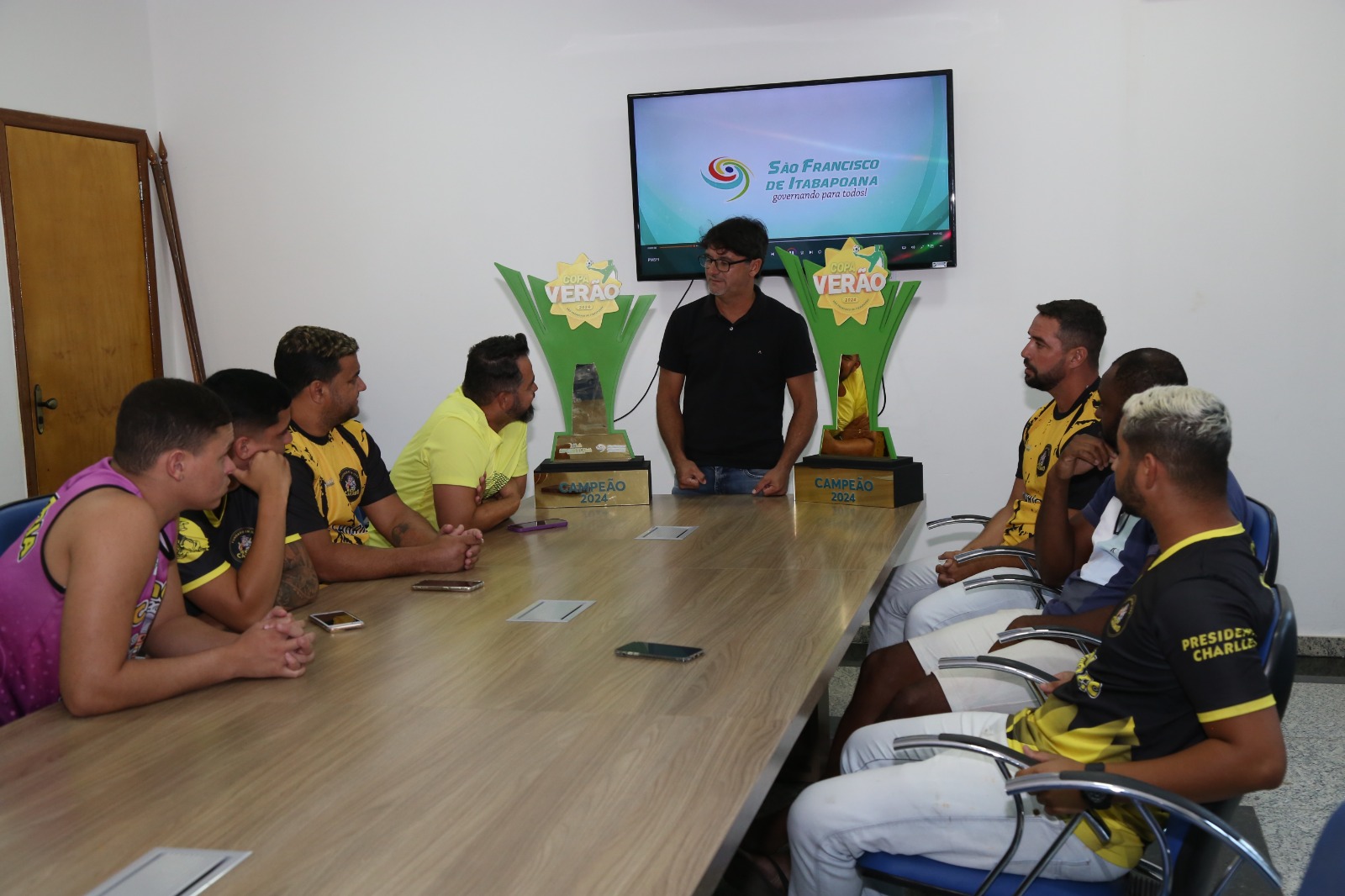 Copa Verão 2024 campeões da categoria Principal recebem premiação ASCOM SFI Wagner Fraga 1