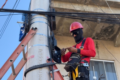 “Operação Limpa Fio” identifica 70% de cabos inoperantes na Av. Edenites Viana