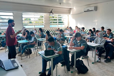 Alunos da rede municipal de SFI participam de processo seletivo do IFF