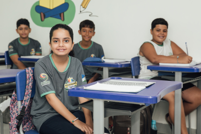 Alunos iniciam o ano letivo na rede municipal de ensino