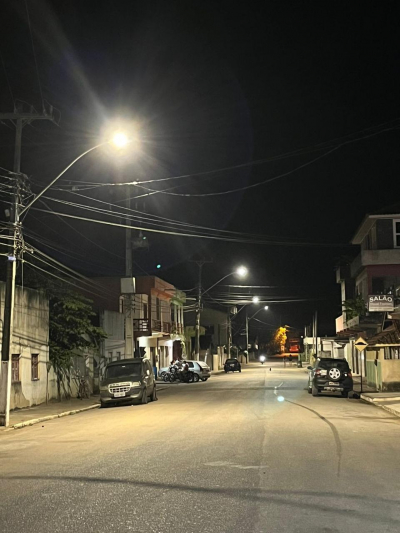 Prefeitura instala luminárias de LED na localidade de Travessão de Barra