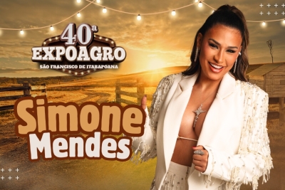 Simone Mendes é a nova atração da 40ª Expoagro: show será no sábado (13)