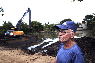 Moradores aprovam ação na Lagoa do Salgadinho