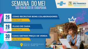 “Semana do MEI” mobiliza estudantes e empreendedores e SFI