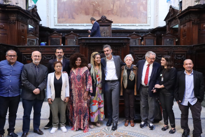 SFI presente em solenidade na Alerj para homenagear ícones do Cinema Nacional
