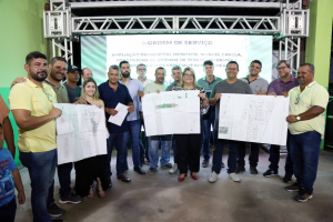 Francimara assina Ordem de Serviço para reforma total do Hospital Manoel Carola com construção de UTI e Ambulatório de Especialidades Médicas