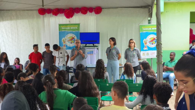 Sema e Smec promovem palestras e plantio de mudas em escola de Ponto de Cacimbas