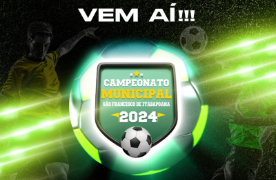Inscrições abertas para o Campeonato Municipal de Futebol