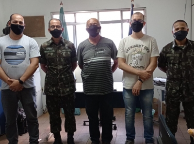 Junta de Serviço Militar recebe Visita de Orientação Técnica