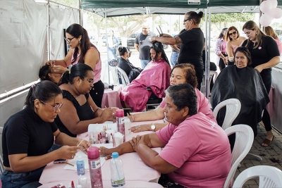 Mamografias, cuidados e beleza são oferecidos de graça durante o mutirão da Prefeitura