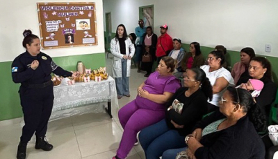ESF Santa Clara promove palestra sobre violência contra a mulher