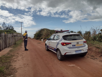 Defesa Civil Municipal monitora área interditada em Manguinhos
