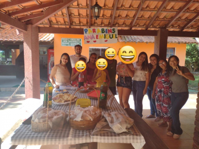 Piquenique no Sítio Dujuca para as crianças e adolescentes da Casamar