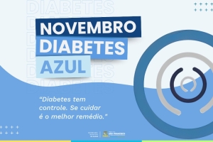 “Novembro Diabetes Azul” será realizado na próxima quarta-feira (26)