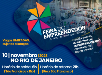 Abertas as inscrições para a Caravana de SFI rumo à Feira do Empreendedor 2023