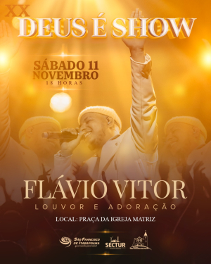 XX Deus É Show acontece neste sábado (11) com louvor, adoração e missa