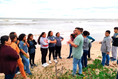 Alunos participam do projeto "City Tour: Trilha da História"