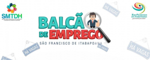 Balcão de Emprego com vaga para garçom e ajudante de pizzaiolo