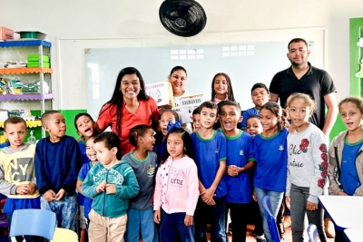 “Alimentação Saudável” é tema de ação do PSE em escola de São Domingos