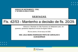 Justiça rejeita novo recurso e mantém processo seletivo da Educação em SFI