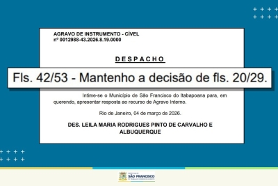 Justiça rejeita novo recurso e mantém processo seletivo da Educação em SFI