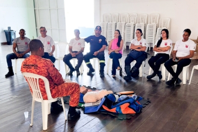 Treinamento de Atendimento Pré-Hospitalar com Equipe do Resgate é concluído