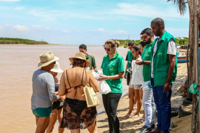 Sema prossegue com ações de conscientização ambiental no litoral