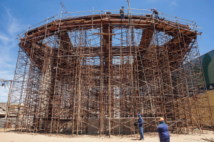 Santa Clara: vistoria de obras da concha acústica e manutenção do calçadão