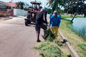 Mutirão da Limpeza em Gargaú já retirou 90 toneladas de lixo e agora segue com outros serviços nas ruas